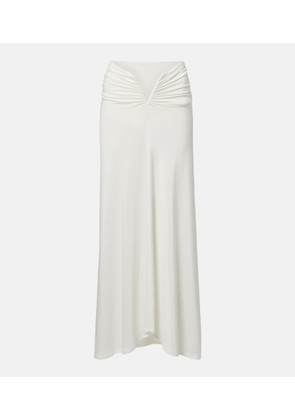 Jade Swim Skyla ruched jersey maxi skirt