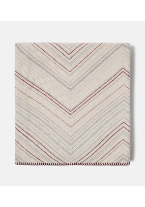 Missoni Gessetti Zigzag wool and cashmere throw