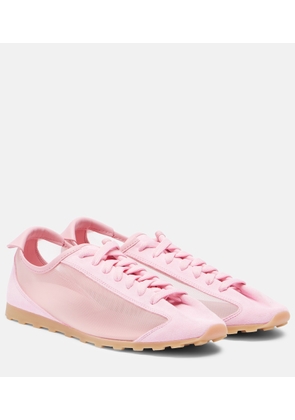 Jacquemus Tennis suede-trimmed sneakers