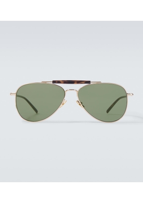 Saint Laurent SL Logo aviator sunglasses