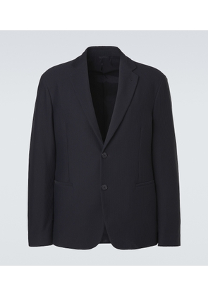 Giorgio Armani Waffle-knit blazer