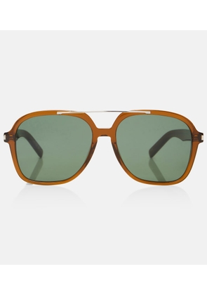 Saint Laurent Corner Angle square sunglasses