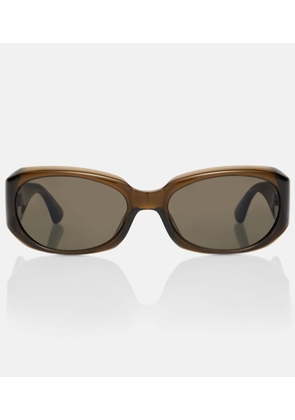 Saint Laurent SL Logo rectangular sunglasses