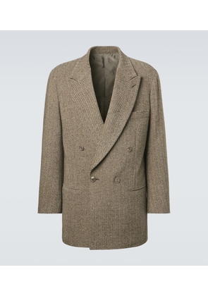 Giorgio Armani Archivio cotton and wool-blend blazer