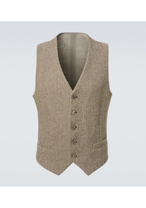 Giorgio Armani Archivio cotton and wool-blend vest