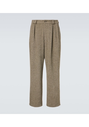 Giorgio Armani Archivio cotton-blend straight pants