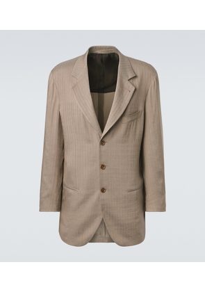 Giorgio Armani Archivio herringbone blazer