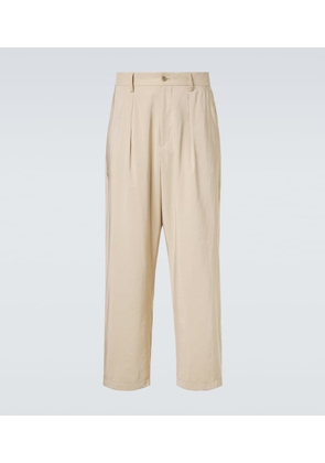 Giorgio Armani Archivio silk-blend straight pants