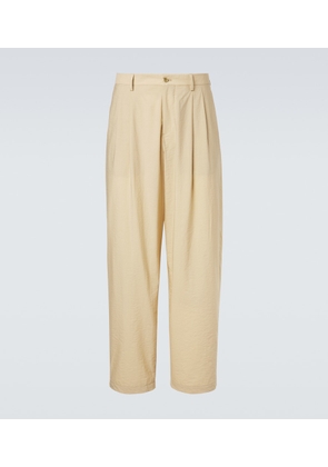 Giorgio Armani Archivio cotton-blend straight pants