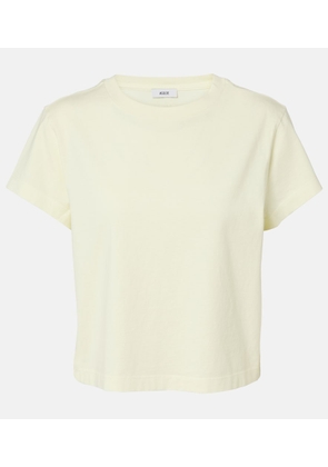 Agolde Adine cropped cotton jersey T-shirt