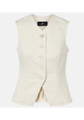 7 For All Mankind Lady denim vest