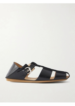 LEMAIRE - Fisherman Leather Sandals - Black - FR36,FR37,FR38,FR39,FR40,FR41
