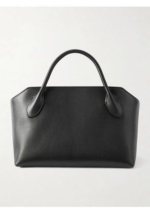 The Row - Terrasse Textured-leather Tote - Black - One size