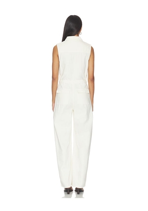 PAIGE Hayden Jumpsuit in Cream. Size 00. Also in 6, 8, 12, 14.
