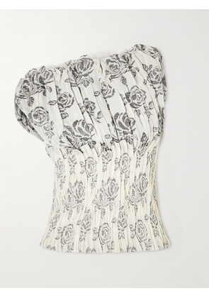 KALLMEYER - Romi Floral-brocade Top - Neutrals - x small,small,medium,large