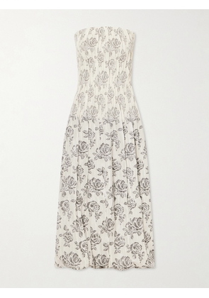 KALLMEYER - Blanche Floral-brocade Gown - Neutrals - x small,small,medium,large
