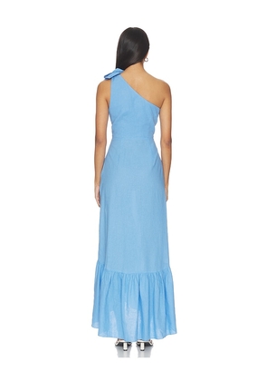 Yumi Kim Rocky Maxi Dress in Blue. Size XS. Also in S, M, L.