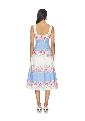 Yumi Kim Sienna Dress in White,Blue. Size XS. Also in S, M, L, XL.