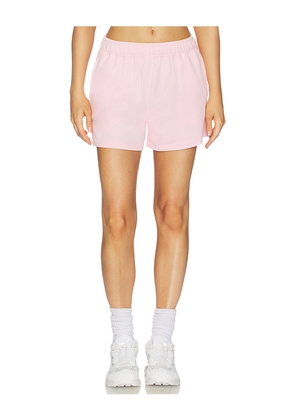 WellBeing + BeingWell Cooper Short in Pink. Size XXS. Also in XS, S, M, L, XL.