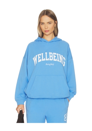 WellBeing + BeingWell Romi Oversized Hoodie in Blue. Size XXS. Also in XS, S, M, L, XL.