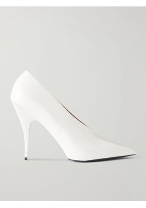 Stella McCartney - Plateau Satin Pumps - White - IT36,IT37,IT38,IT38.5,IT39,IT39.5,IT40,IT41