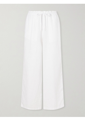 James Perse - Linen Straight-leg Pants - White - 0,1,2,3,4