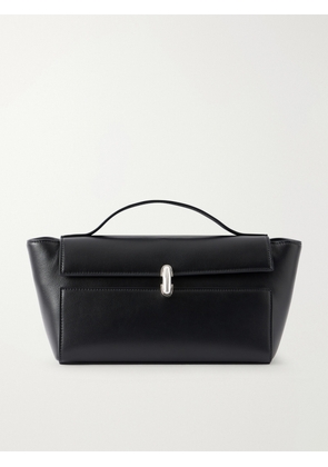 Savette - Symmetry Trapeze Pochette Leather Tote - Black - One size
