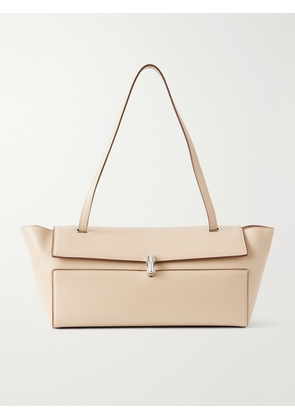 Savette - Symmetry Trapeze Leather Shoulder Bag - Neutrals - One size