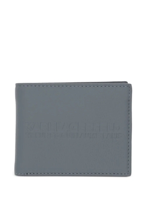 Karl Lagerfeld debossed-logo bifold wallet - Grey