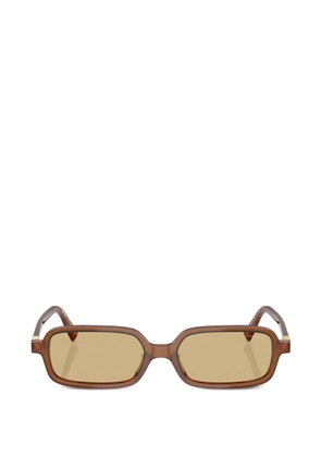 Miu Miu Eyewear rectangle-frame sunglasses - Brown