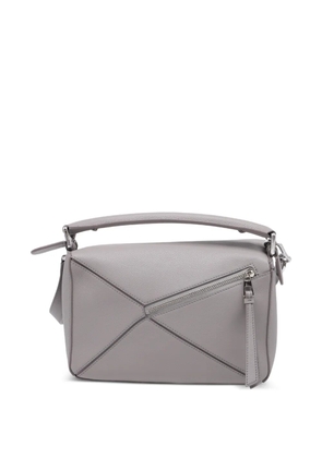 Loewe Pre-Owned Puzzle leather shoulder bag - Grey