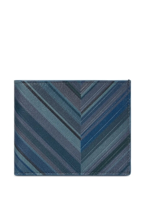 Paul Smith chevron-pattern bifold wallet - Blue