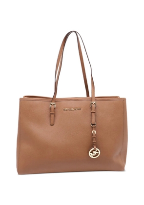 Michael Kors Vintage Jet Set Saffiano tote bag - Brown