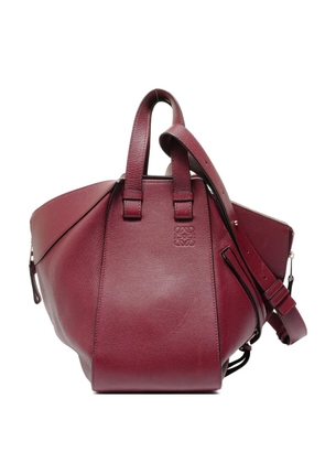 Loewe Pre-Owned 2016-2018s large Hammock leather tote bag - Red
