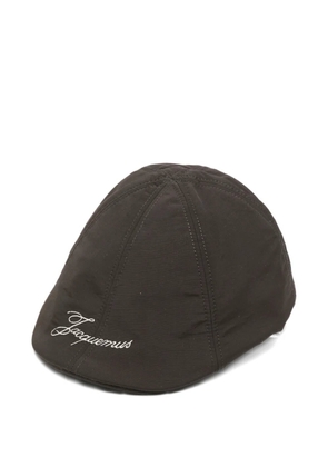 Jacquemus Le Beret Baluchon logo-embroidered cap - Brown