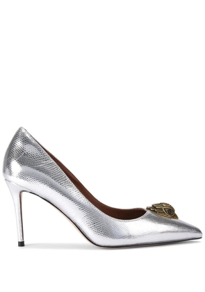 Kurt Geiger London 85mm Belgravia Eagle Court pumps - Silver