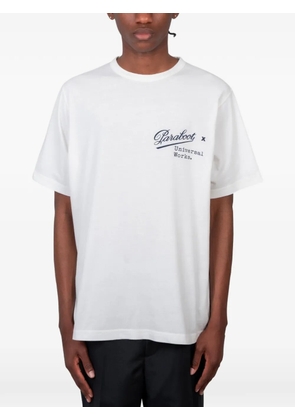 Universal Works x Paraboot graphic-print cotton T-shirt - White