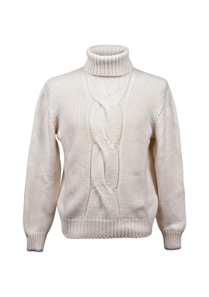 Brunello Cucinelli cable-knit turtleneck sweater - Neutrals