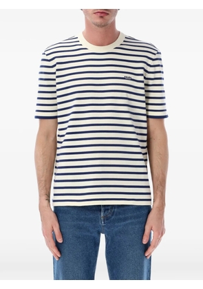 Prada striped knit T-shirt - White