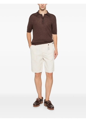 CHESAPEAKES buckle-detail shorts - Neutrals
