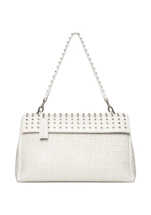 John Richmond studded shoulder bag - White