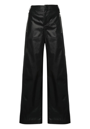 Iceberg high-waisted wide-leg trousers - Black
