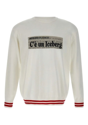 Iceberg cotton sweater - White