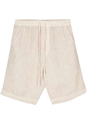 120% Lino linen bermuda shorts - Neutrals
