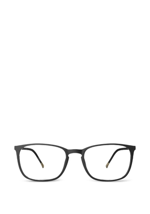Silhouette matte-finish square-frame glasses - Black