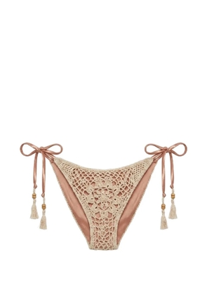 Del Maar Libi crochet-knit bikini bottoms - Orange