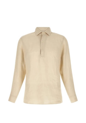 MC2 Saint Barth long-sleeve polo shirt - Neutrals