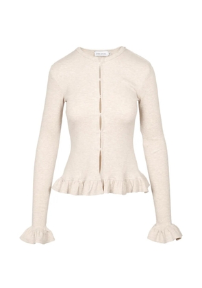 Ioana Ciolacu ruffled-trim blouse - Neutrals