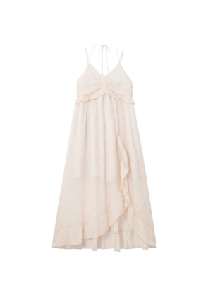 b+ab ruffled-trim asymmetric dress - Pink