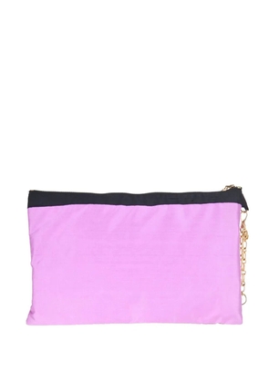 Patrizia Pepe chain-link clutch bag - Pink